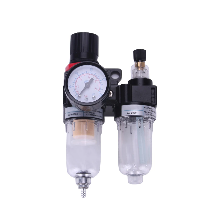 1PC Air Pressure Regulator Oil/Water Separator Trap Filter Airbrush Compressorin Pressure