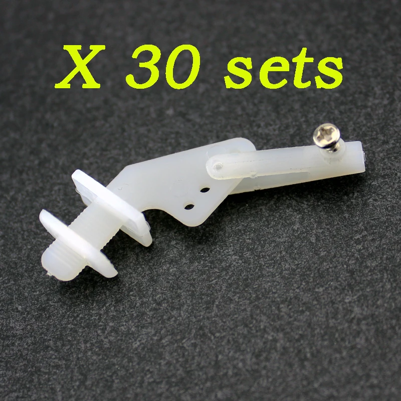 Wholesale Rc Spare Parts 30pcs Rudder Servo Rob Angle Set For Rc
