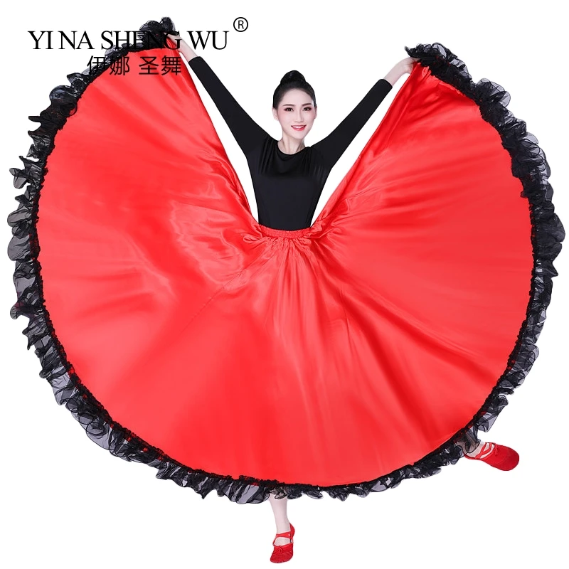 Фото Женский костюм для танца живота откровенная юбка танцевальная с широкой юбкой