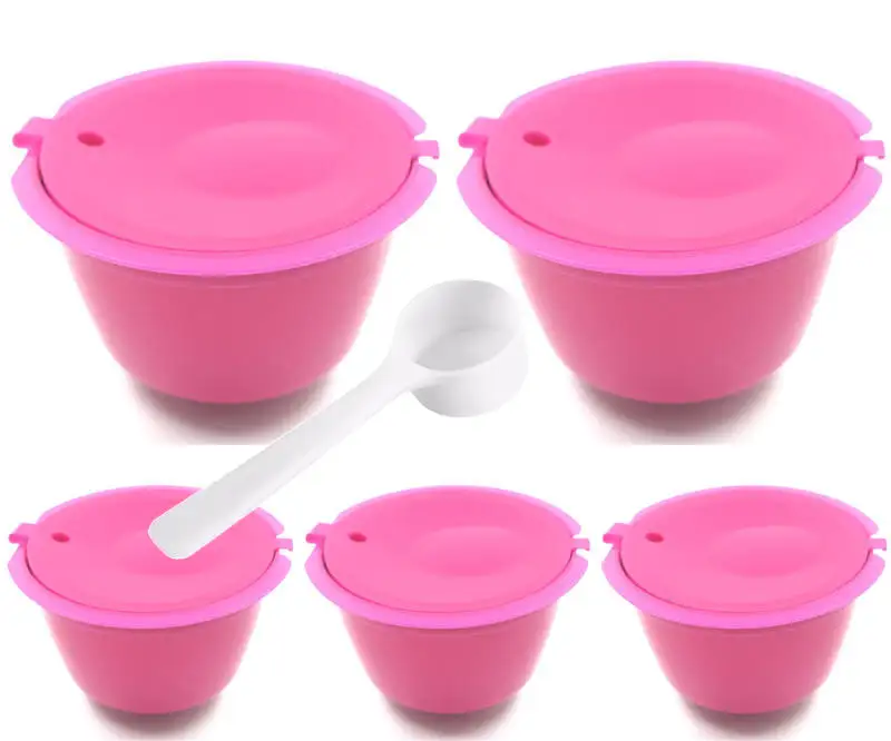 5 шт. многоразового combinacapsule Кофе капсула Nescafe Dolce Gusto пользования капсулы с 1 ложка |