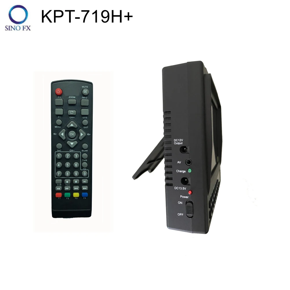 7 дюймовый ЖК экран KPT 719H + AHD DVB S2 спутниковый finder 1080p satfinder метр и монитор с AHD/HDIM/AV