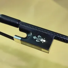 Углеродного волокна Скрипки лук, 4/4 Размер Скрипки лук, Ebony лук лягушка, Скрипки части