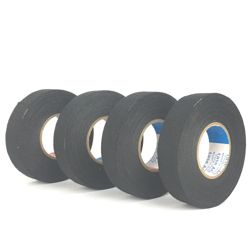 

1pc Heat-resistant Wiring Harness Tape Looms Wiring Harness Cloth Fabric Tape Adhesive Cable Protection 16/19mm x 15M