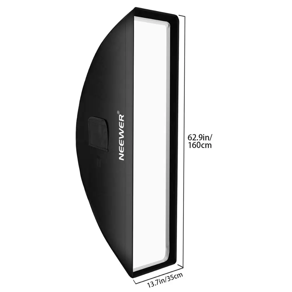 Neewer 14x63 дюйма/35x160 см сотовый софтбокс с решеткой креплением Bowens для Speedlite Studio Flash