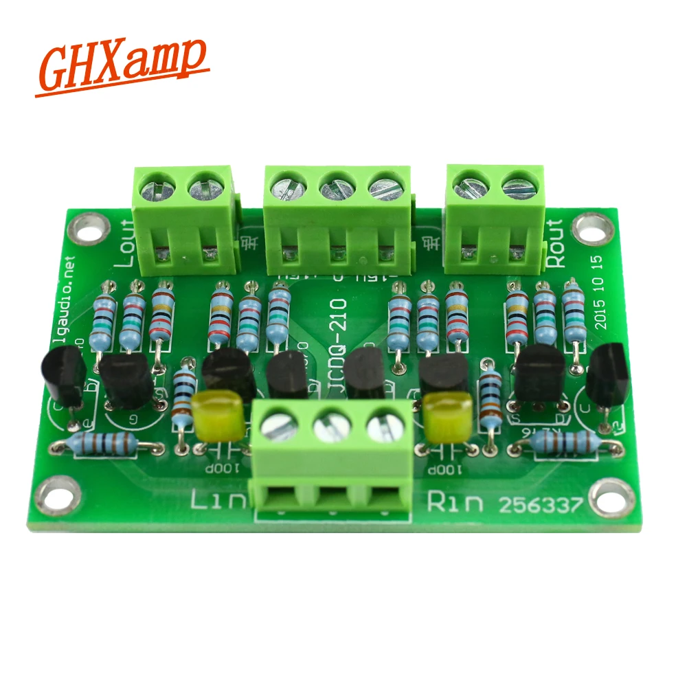 

GHXAMP Preamplifier Buffer Preamp 2SK246/2SJ103 C2240/A970 For CD Player Amplifier Use