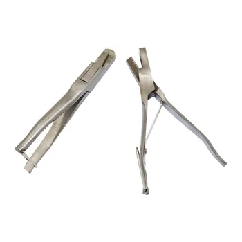 

Pig Ear Tongs Stainless Steel Pliers U-shaped, V-shaped Farm equipment Pig supplies Livestock feeding Device 1 Pc