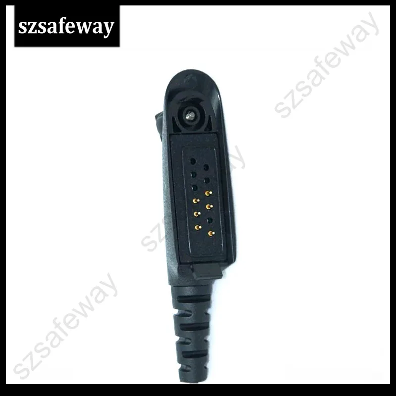 Walkie talkie FIB acoustic tube surveillance kit earpiece for Motorola two way radio GP328 GP338 GP340 4
