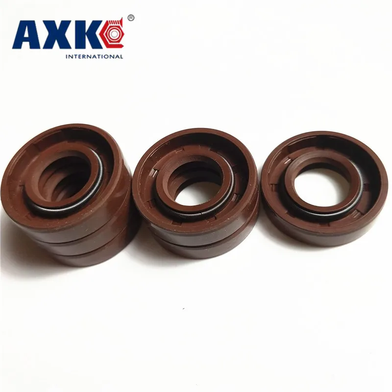 

AXK 1PCS 28x48x11 28x50x8/10 Viton FKM Fluorine Rubber Spring Two Lip TC Ring Gasket Radial Shaft Skeleton Oil Seal