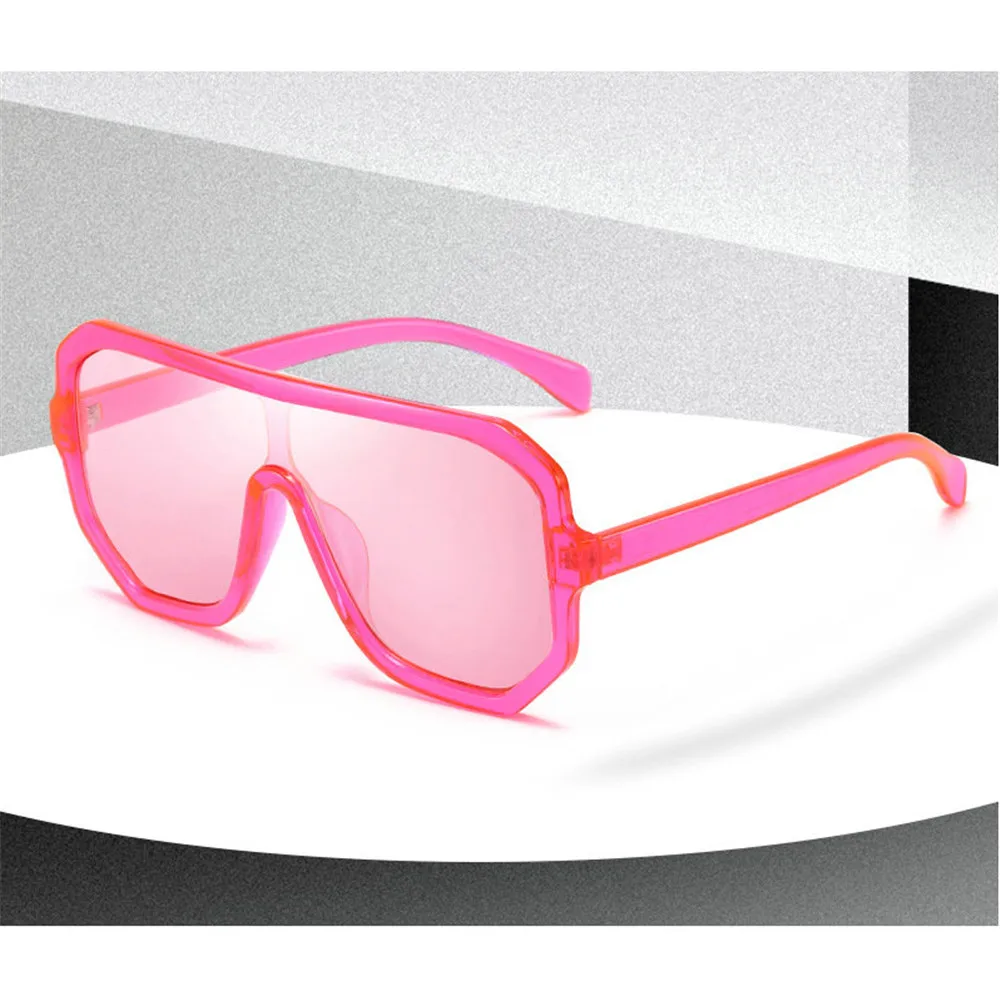 Винтажные Солнцезащитные очки Sunglases женские роскошные солнцезащитные очки мужские дизайнерские футуристические женские солнцезащитные очки Pilot NX - Цвет линз: pink