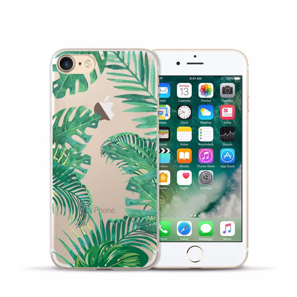 Arvin Case FOR Iphone 7 Soft Clear Protective TPU Back Cover FOR 5 5S 6 sPlus X XS Max XR Painting Silicon Cover FOR Iphone 6s (9)