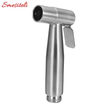 

Premium Bathroom Pressure Small Shattaf Sprayer Washing Small Shower Head Flusher Flushing Clean Bidets Stainless Steel 0714-1