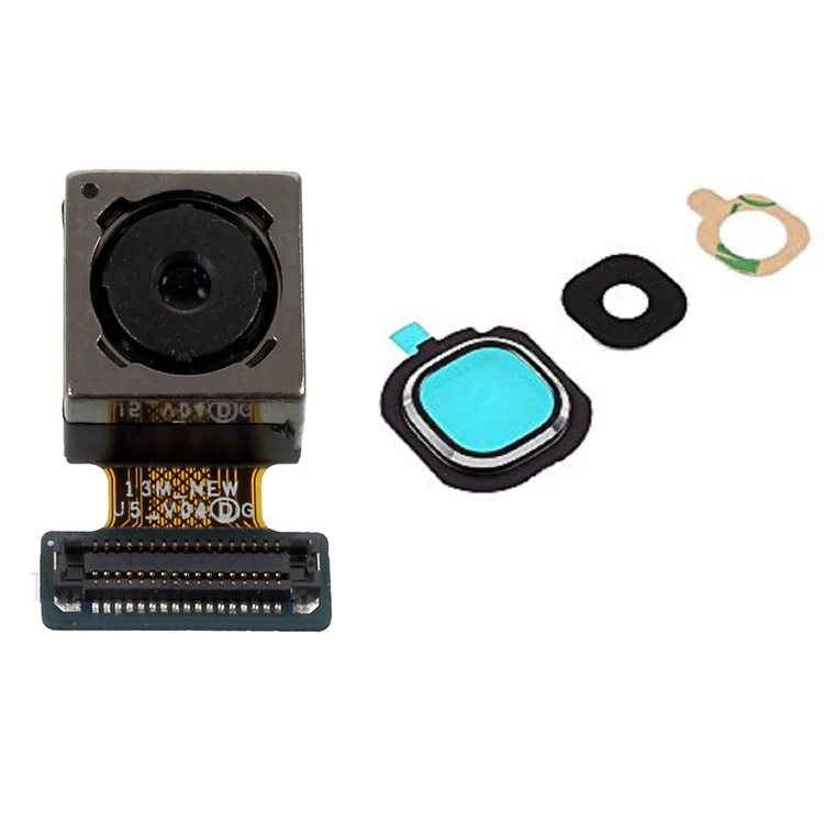 Black/Silver/Gold Color Camera Lens Cover Ring And Rear Back Camera Module For Samsung Galaxy J5 2016 SM-J510/J7 2016 SM-J710