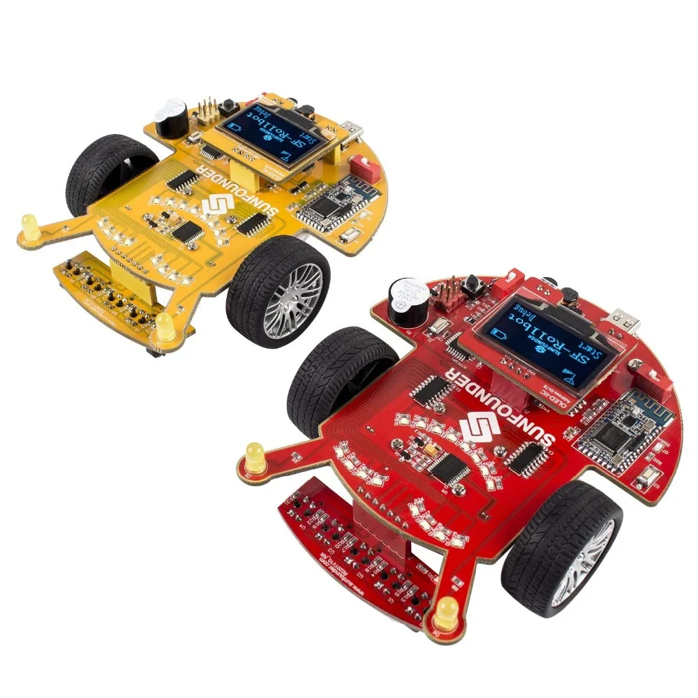 SunFounder SF-Rollbot STEM Learning Educational DIY Robot Kit for Arduino Beginner and kid with Manual