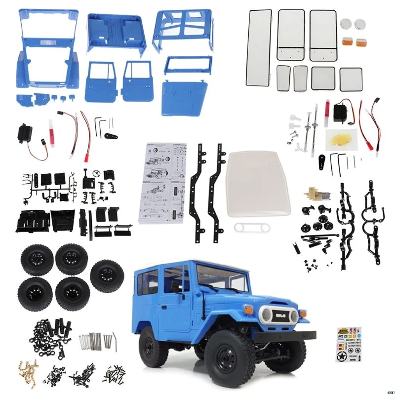 WPL C34 KIT/WPL KIT версия 1:16 FJ40 4WD скалолазание внедорожник Грузовик Дистанционное