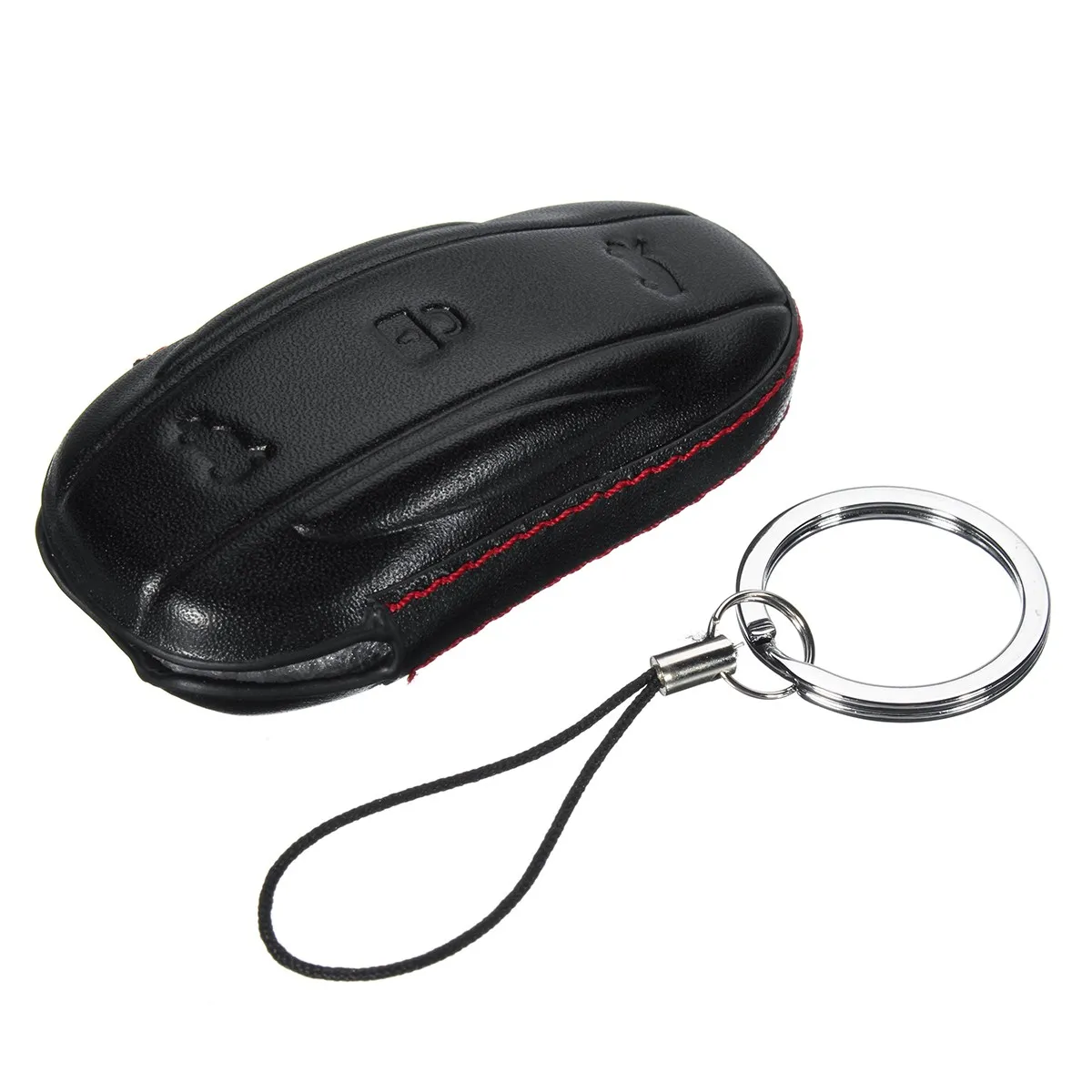 Us 63 16 Off3 Buttons Pu Leather Remote Smart Key Fob Case Cover Holder For Tesla Model X In Key Case For Car From Automobiles Motorcycles On