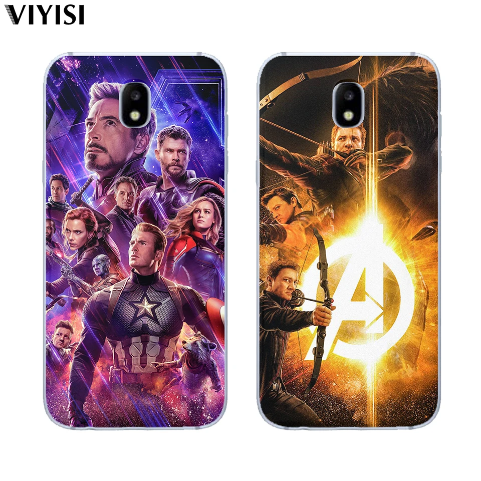 Для Samsung Galaxy S8 случае S9 плюс S6 S7 край S10 Lite Примечание 8 9 Coque Etui Marvel Мстители
