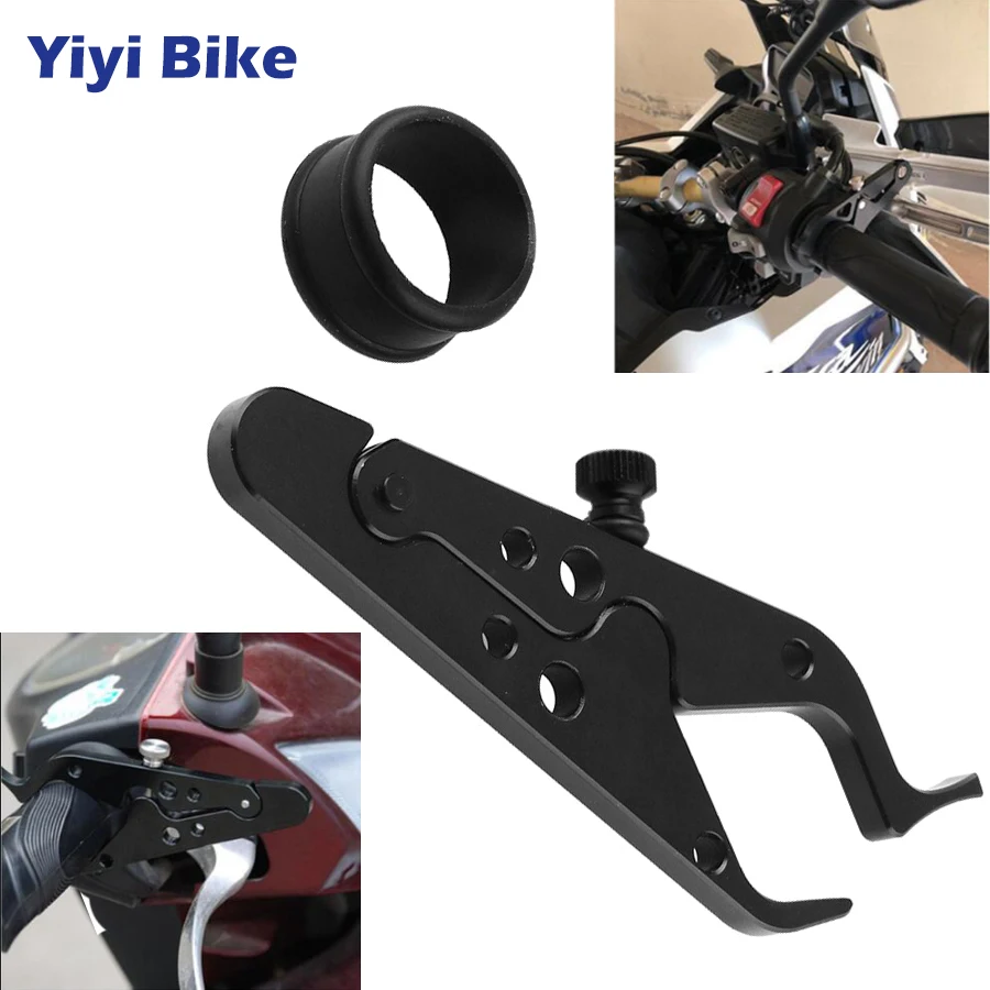 

Universal Throttle Lock Cruise Control Motorcycle Cruise Control Throttle Lock Assist Retainer Relieve Stress Durable Grip Black