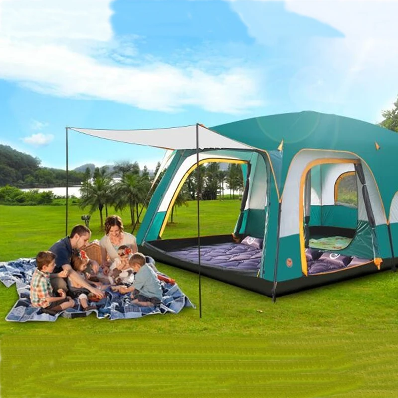 430*305*200cm 10 12 Person Large Camping Tents Waterproof