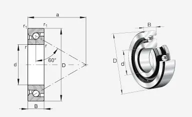 BS60120TN1 P4 шариковый винт Опора подшипника(60x120x20 мм) марки tlanmp высокоточные подшипники для винтовые приводы