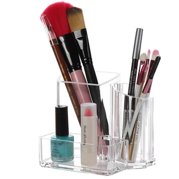 

Acrylic Make Up Storage Box Transparent Cosmetic Storage Box Bedroom Crystal Acrylic Jewelry Lipstick Storage Display Rack