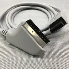 FZQWG EU Plug For Nintendo Wii Games Console PVC RGB Scart Video 720p 1080i HD HDTV