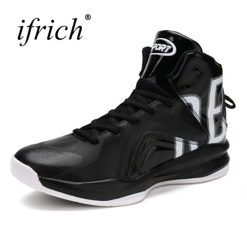 Ifrich новые классные мужские баскетбольные кроссовки для мальчиков кожаные