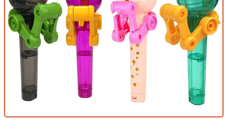 2018 Newest Robot Lollipop Holder Novelty Toys Save Candy Sugar For Children Kids Gifts Creative Glasses Pig Special Figure Fun _08