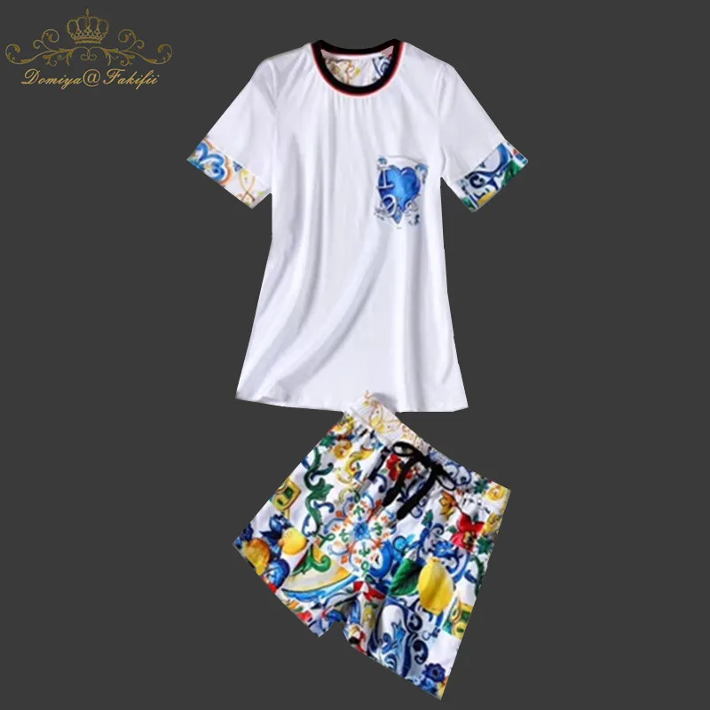 

Domiya&Fakifii 2018 Summer Mother And Daughter Sets Casual Children Sets T-shirt+ Pants Girls Clothing Kid Suit For 2-10 Years