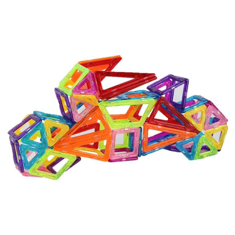 100-312 шт 20 различных комбинаций магнитных конструкторских блоков конструкторский набор модель и строительные игрушки пластиковые блоки для детей