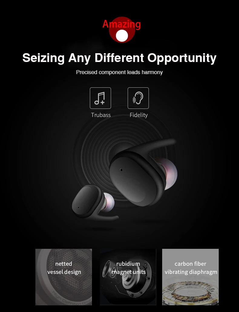 TWS Bluetooth 5.0 Earphones in-Ear Wireless Earbuds Stereo Bass Sound Noise Cancellation mini Wireless Bluetooth Earphone (14)
