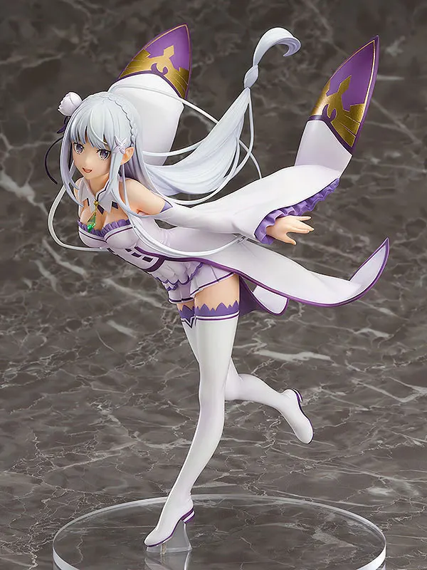 

Emilia in Anime Re : Life in a different world from zero Dancing Version 1/7 Action Figure Toys 22cm