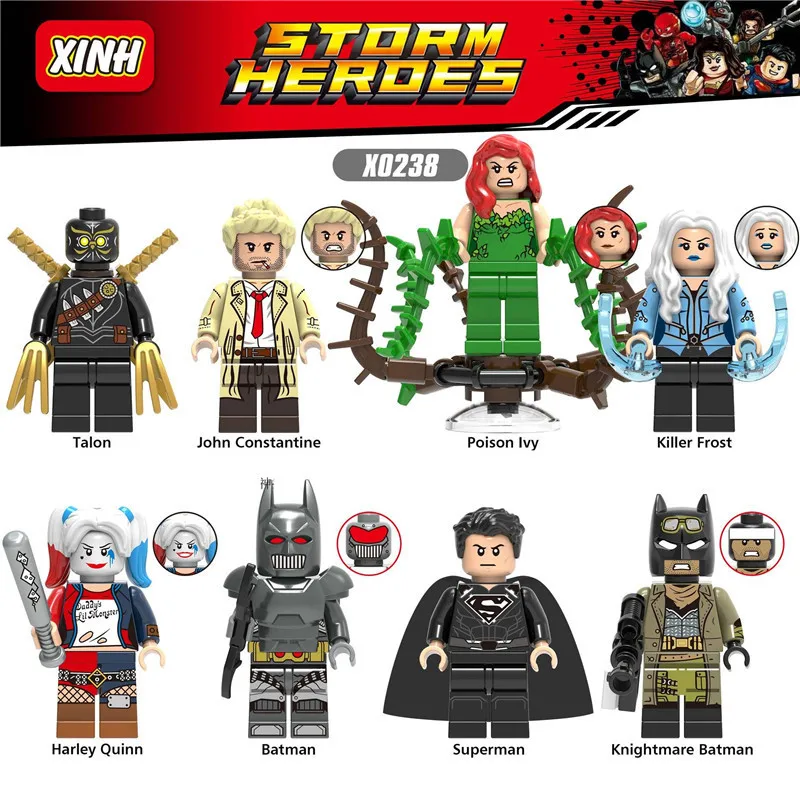 

Super Heroes Marvel The Avengers Batman Movie Figures Action Model Building Blocks Toys For Children