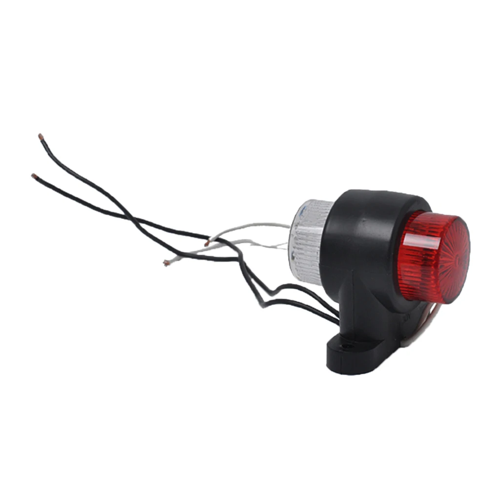 8 LED Forklift Truck RED+WHITE Warning Lamp Safety Working Light 10-24V IP68