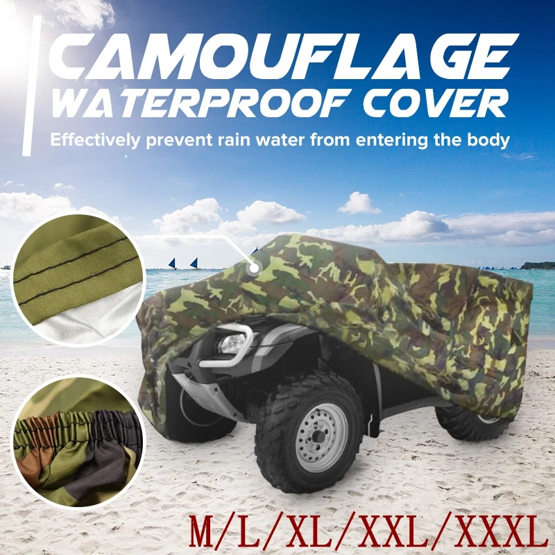

Mofaner Universal 190T Camouflage Waterproof Motorcycle Cover Quad ATV Vehicle Scooter Motorbike Covers M L XL XXL XXXL