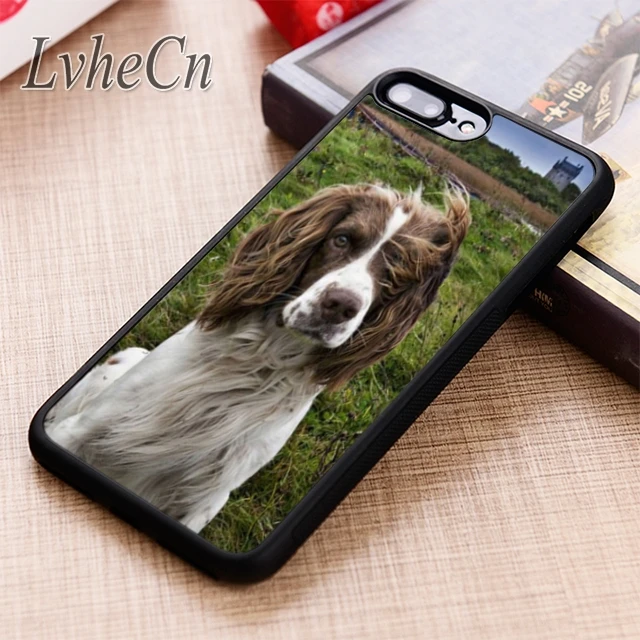 Милый чехол для телефона LvheCn SPRINGER SPANIEL DOG iPhone 5 6 6s 7 8 plus X XR XS max 11 12 Pro Samsung Galaxy S8 S9 S10 |