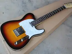 Tangwood Высококачественная GYTL-2002 3 ts цветная твердая жемчужная белая пластина TL электрическая гитара, может быть настроена, бесплатная