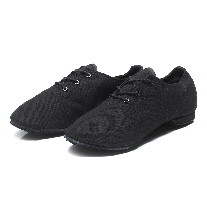 Women's Men's Jazz Dance Shoes Lace Up Boots Children's kids Jazz Sneaker Dance Shoes Canvas or Leather Jazz  Boots Wholesale