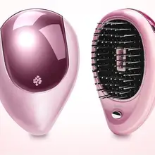 Электрическая вибрация от выпадения волос Магнитная Массажная расческа портативная ионизация волос Расческа Щетка для волос роликовый массажер