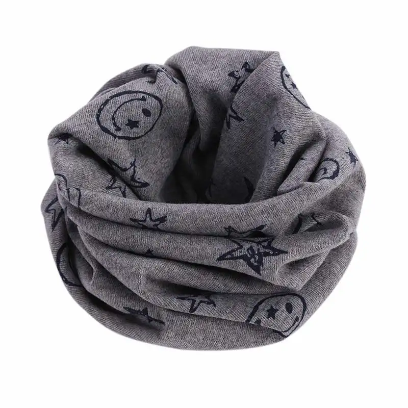 New Warm Cotton Baby Scarf Winter Autumn Baby Bibs Cute Cartoon Newborn Baby Boy Girl Scarf Collar Neck Scarf for Kids Children