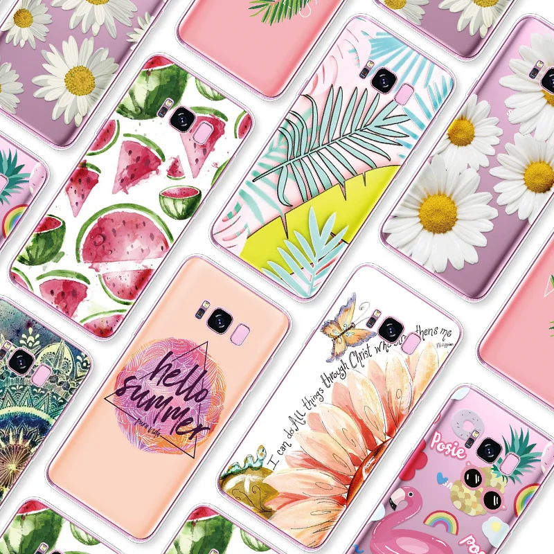 

Summer Leaves Cover For Samsung Galaxy J2 J5 J7 Prime J1 J3 J5 2016 J7 J8 J4 J6 Plus 2018 2017 M10 M20 M30 Note 3 8 9 Clear Case