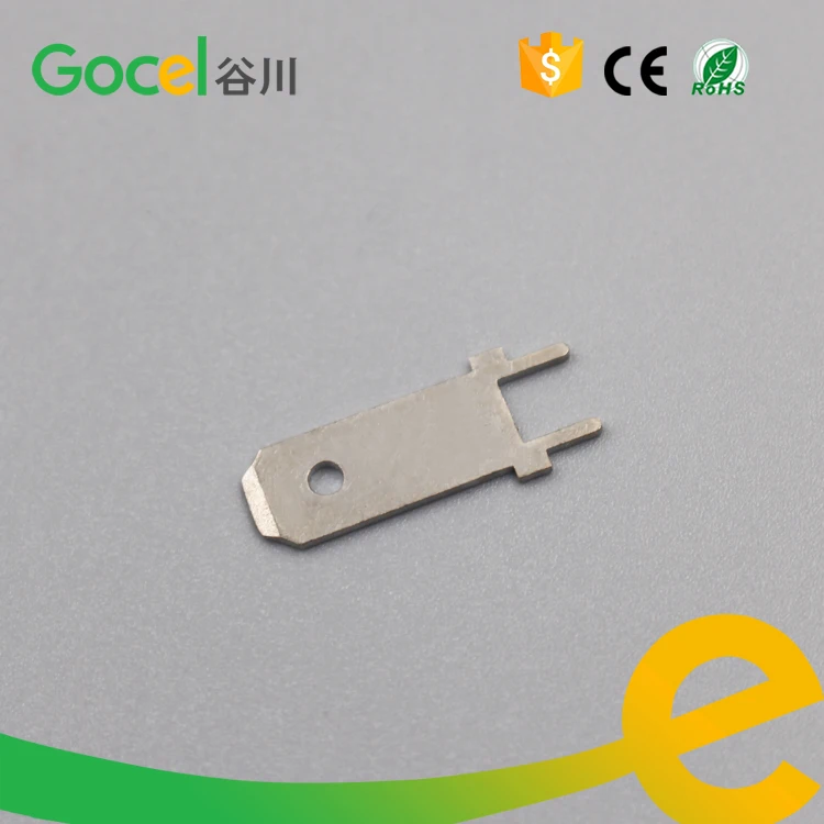 6.3mm long length soldering terminal lug Pcb connector DJ6113 6.3*0.8