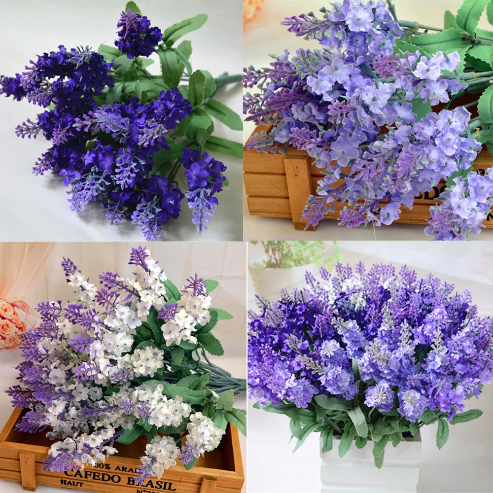 1 шт. искусственный куст букет цветов домашний Свадебный декор Sep8|fake flowers|wedding home
