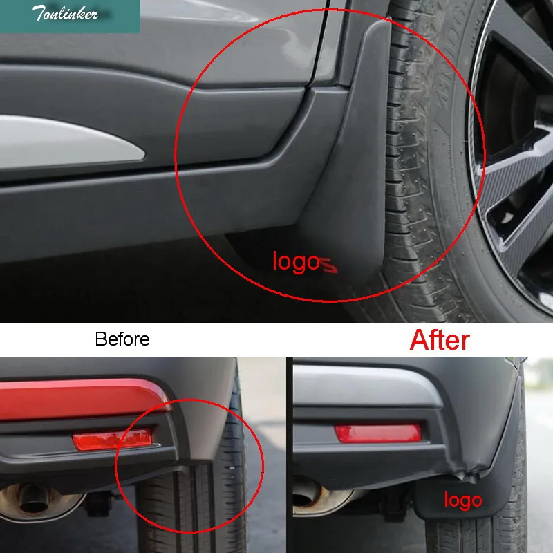 

Cover Case Stickers for Nissan KICKS 2017 Accessories 4 PCS Car Styling ABS Plastic car mudguards decoration sticker with logo