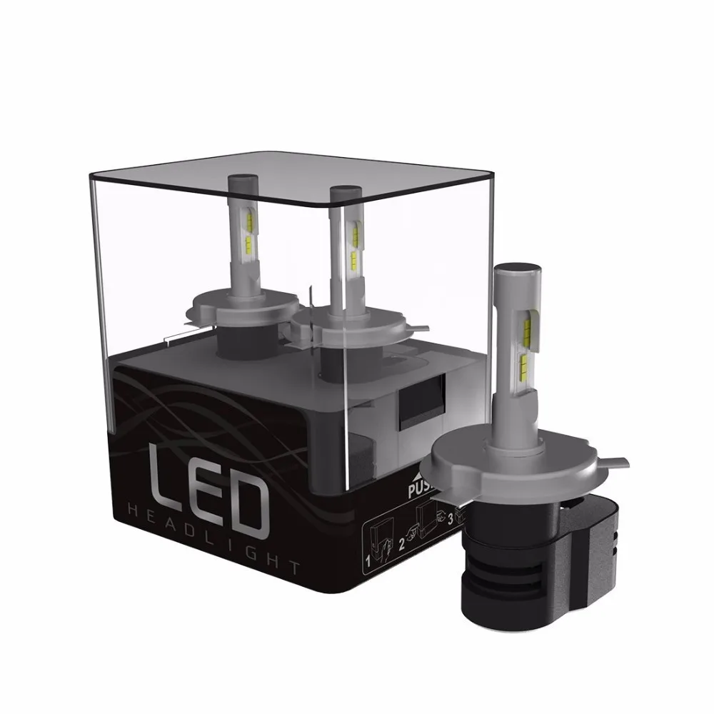 

2pieces Turbine T5 LED Headlights H4 LED bulbs High/Low beam H1 H3 H7 H11 H13 LED Headlamps 9005/9006/9012/9004/9007/d4c Lights