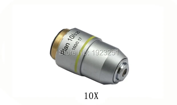 Best Microscope PLAN achromatic Objective 10X/0.25+mounting4/5''X1/36'ɿor195mmsystem/160mm biological microscope 1 ea |