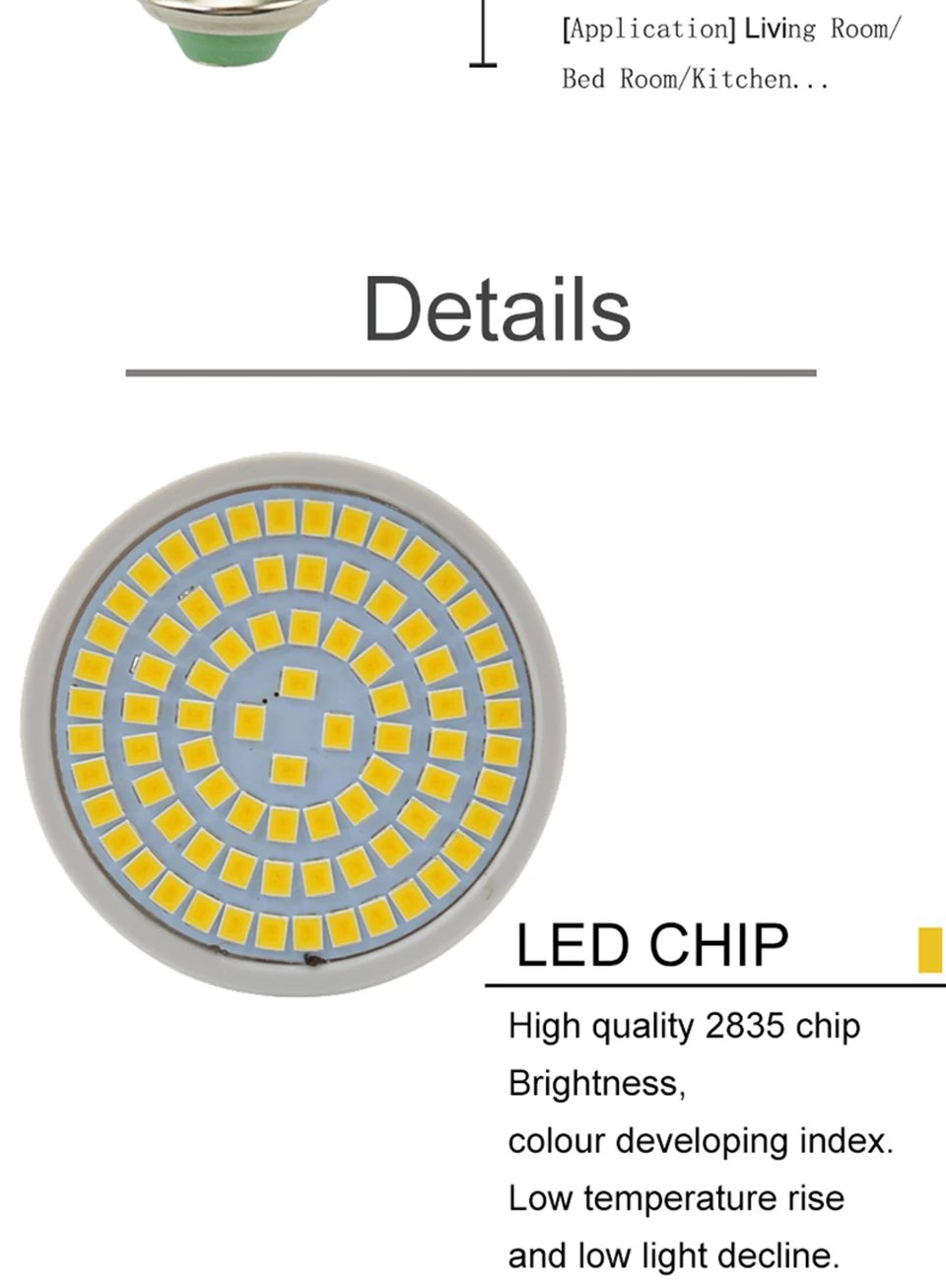 Светодиодный точечный светильник E27 E14 MR16 GU10 светодиодный светильник 2835 SMD светодиодный лампы 48 60 80 светодиодный s белый/теплый белый Bombillas Точечный светильник Лампада