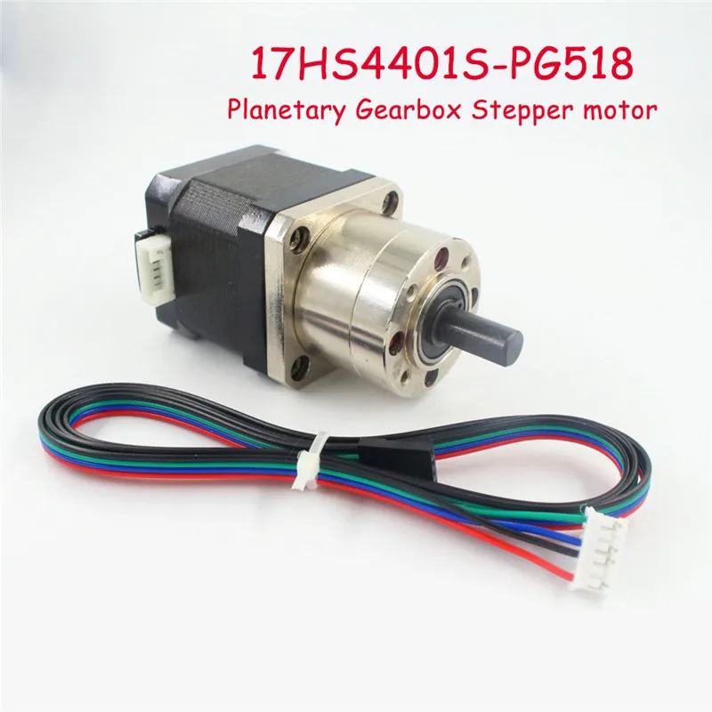 free-shipping-4-lead-Nema17-Stepper-Motor-42-motor-Extruder-Gear-Stepper-Motor-Ratio-5-1 (1)