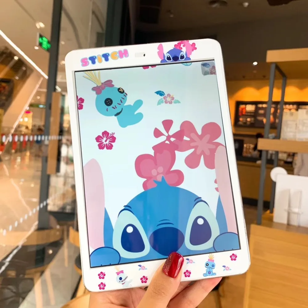 Мультфильм стежка HD экран защитная пленка и планшетный ПК чехол для Apple iPad Air 1 2 5 6 iPad 9,7 5th 6th