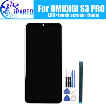 

UMIDIGI S3 PRO LCD Display+Touch Screen Digitizer +Frame Assembly 100% Original New LCD+Touch Digitizer for S3 PRO