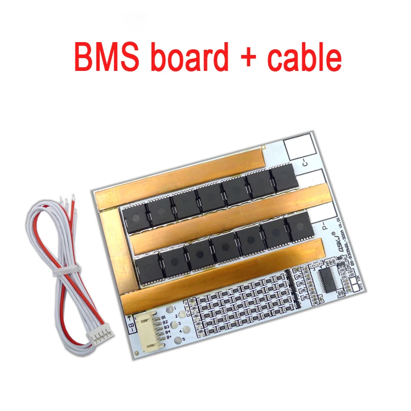 

BMS 5S 130A 200A 300A 3.7V Balance 18650 Battery Protection Circuit Board Lithium Charger Automotive EV for Vehicles Boats Motor